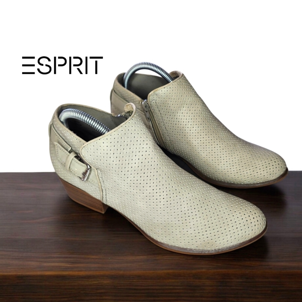 ESPRIT Talia Gray Stone Booties - 8.5